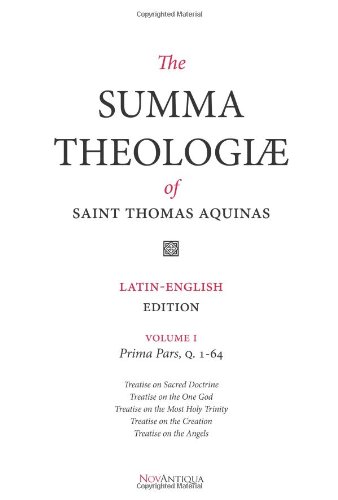 The Summa Theologiae Of St. Thomas Aquinas: Latin-English Edition, Prima Pars, Q. 1-64 von CreateSpace Independent Publishing Platform